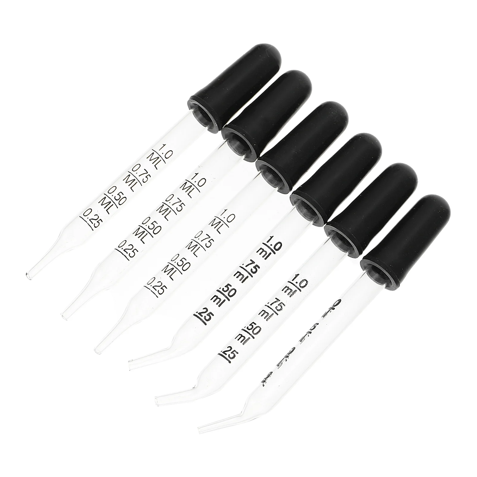 

20 Pcs Useful Labs Essential Oil Simple 1ml Dropper Glass Dropper for Laboratory