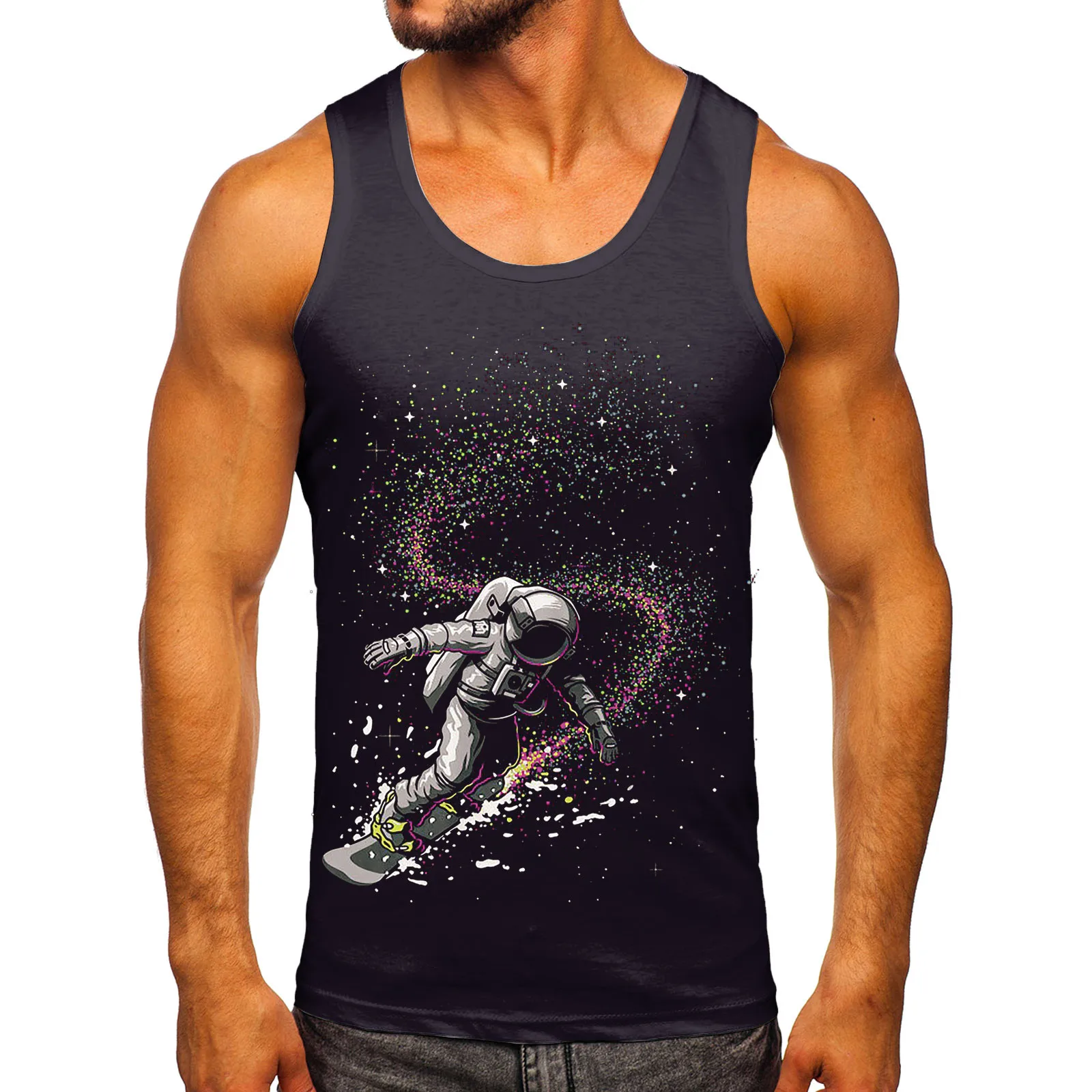 

Футболка мужская с круглым вырезом, Повседневная рубашка без рукавов, блузка для высоких мужчин, белый цвет, весна-лето