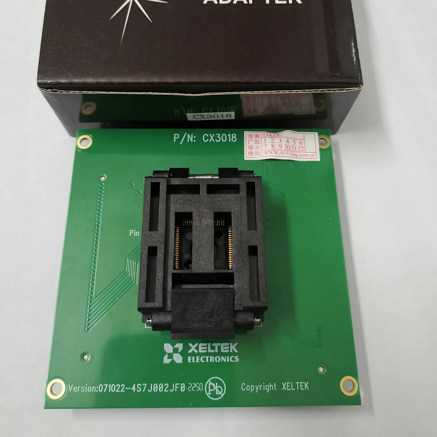 Оригинальный адаптер XELTEK CX3018 IC-адаптер для SP5000 5000E