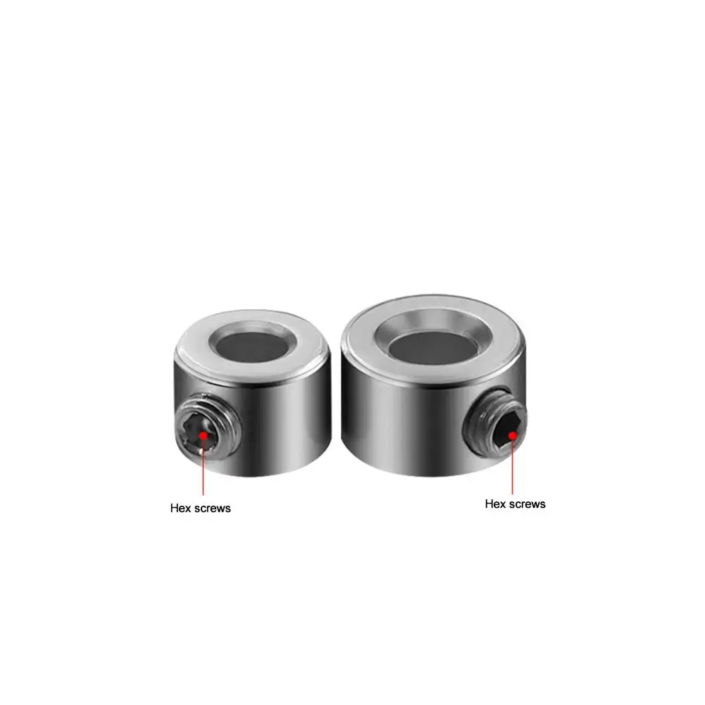 

7pcs Woodworking Drill Locator Stop Collar Wrench Set 1/8" 3/16" 1/4" 5/16" 3/8" 7/16" 1/2" Drilling Bit Depth Stopper Ring