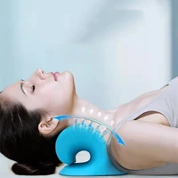 neck and shoulder relaxer cervical traction device for temporomandibular joint pain relief and cervical alignment chiropractic