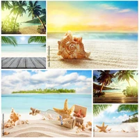 tropical sea beach palms tree photography background natural scenic photo backdrops photocall photo studio 211227 hhb 07