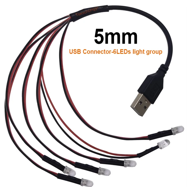 

TiaoChongYi F5mm LED USB светильник