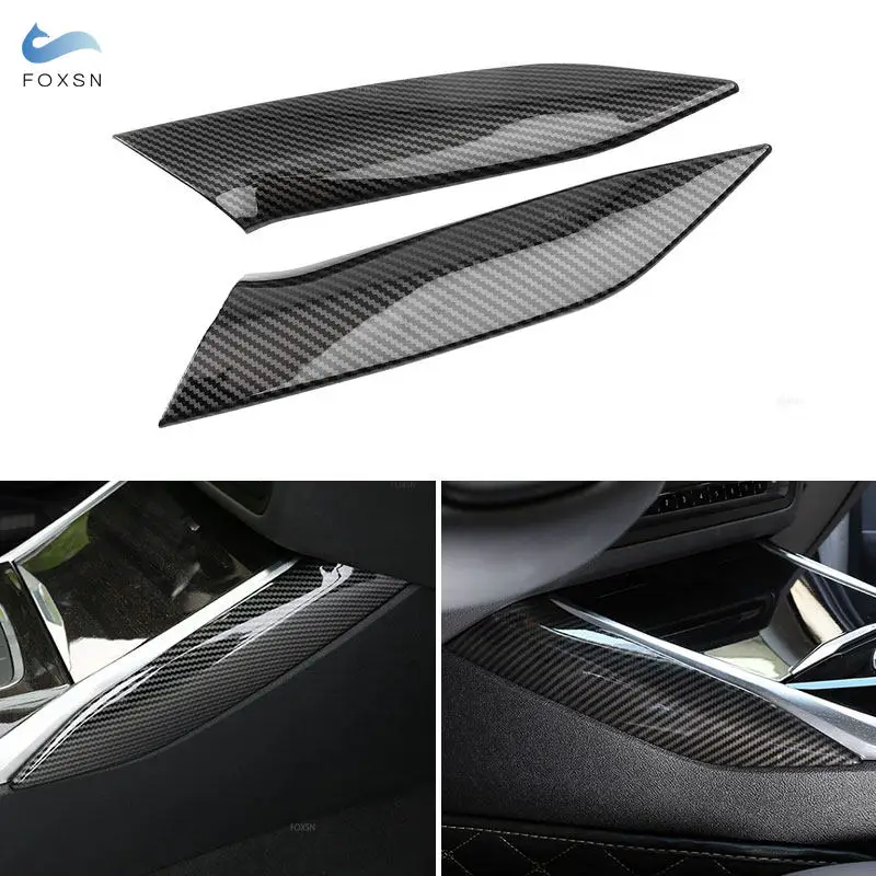 

Для BMW 3 серии G20 G28 2020 Автомобильная интерьерная центральная консоль фотобоковая полоса углеродное волокно текстурная отделка Декоративная