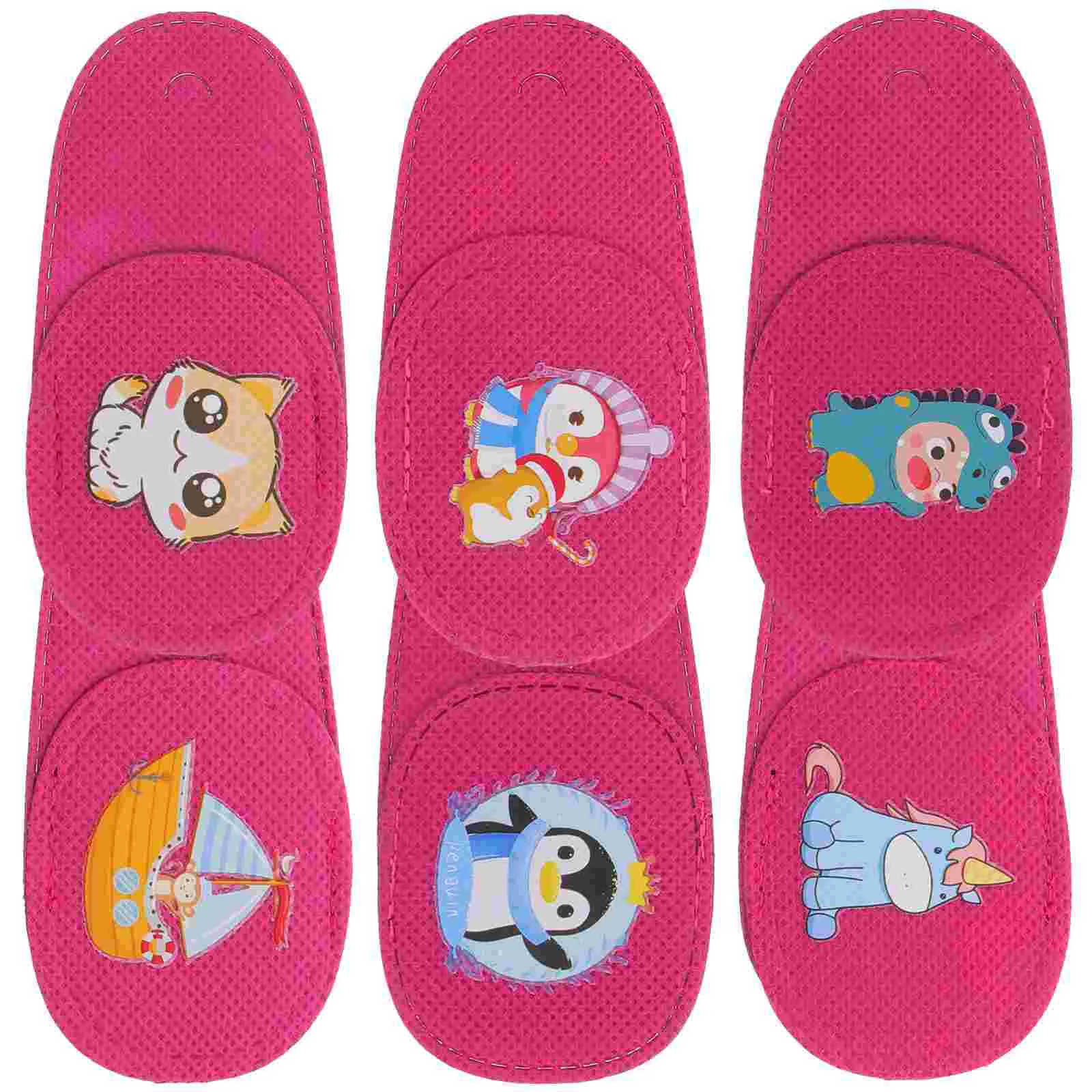 

6 шт., Детские патчи для глаз с мультяшным принтом