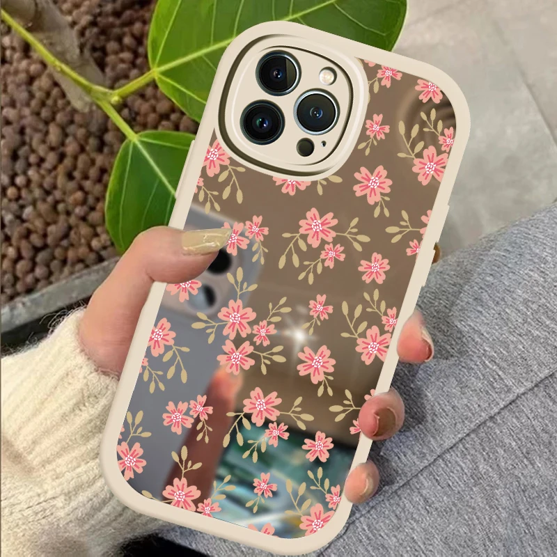 Глянцевый зеркальный силиконовый чехол для Iphone 14 13 12 11 XS Pro Max Mini 8 7 6 Plus XR X Apple Iphone13