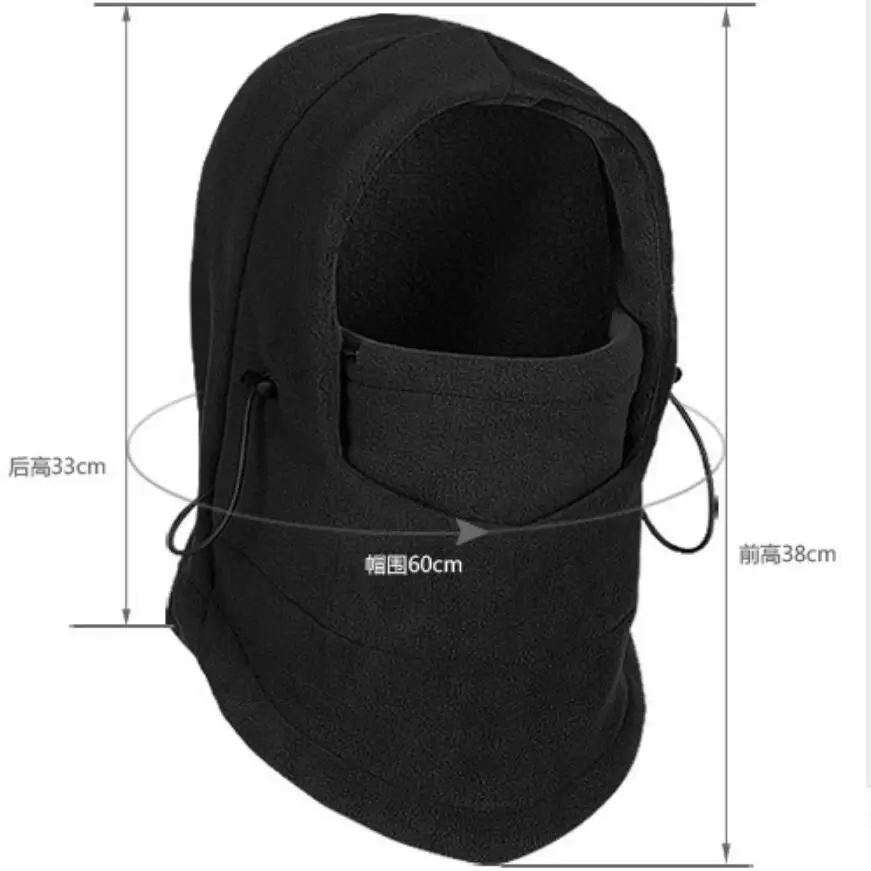 Winter Balaclava Outdoor Sports Camping Hiking Scarf Face Bandana Motorcycle Bicycle Ski Face Mask Windproof Thermal Head Cap