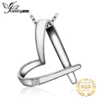 Цепочка женская из серебра 925 пробы с кулоном из фианита Нет цепи