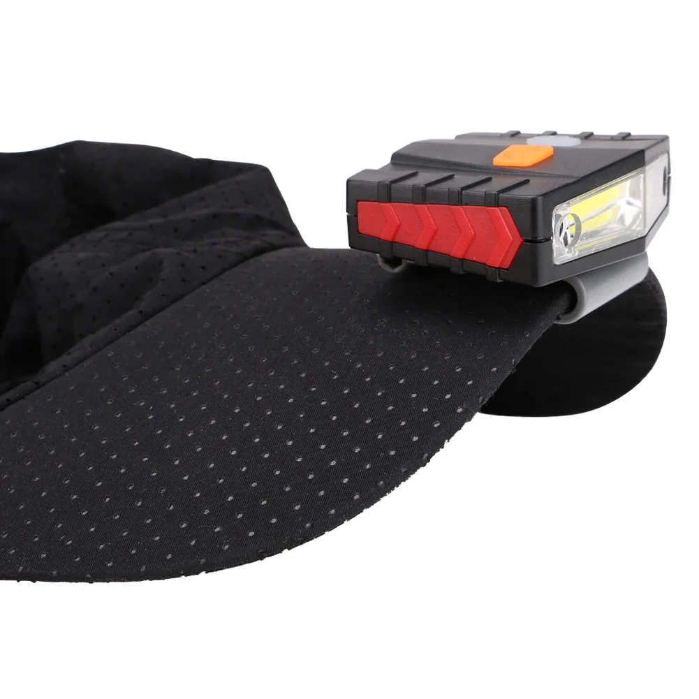 

Clip On Head Torch Lantern Fishing Touch Sensor Energy Saving Induction USB Charging Durable Cap Light COB LED Clip Hat Headlamp