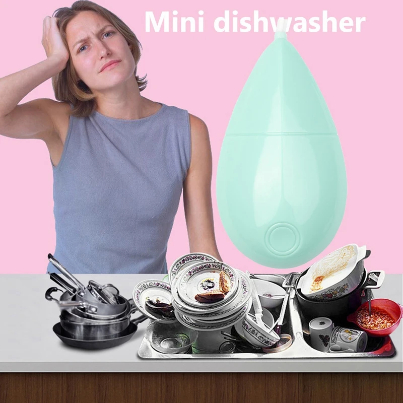 Мини-посудомоечная машина ультразвуковая посудомоечная портативная USB Бытовая |