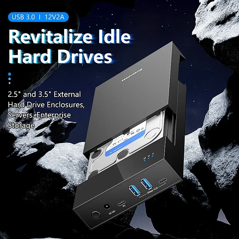 Корпус для жесткого диска Blueendless 3 5 дюйма адаптер SATA-USB 3.0 корпус внешнего 2