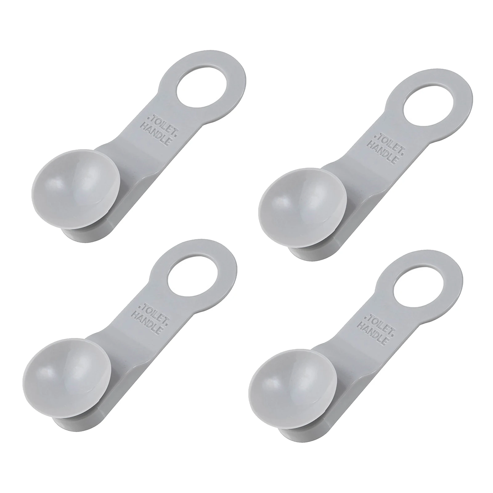 

4pcs Waterproof Avoid Touching Toilet Lid Lifter Home Hotel Wear Resistant Reusable Seat Handle Sanitary Travel With Suction Cup