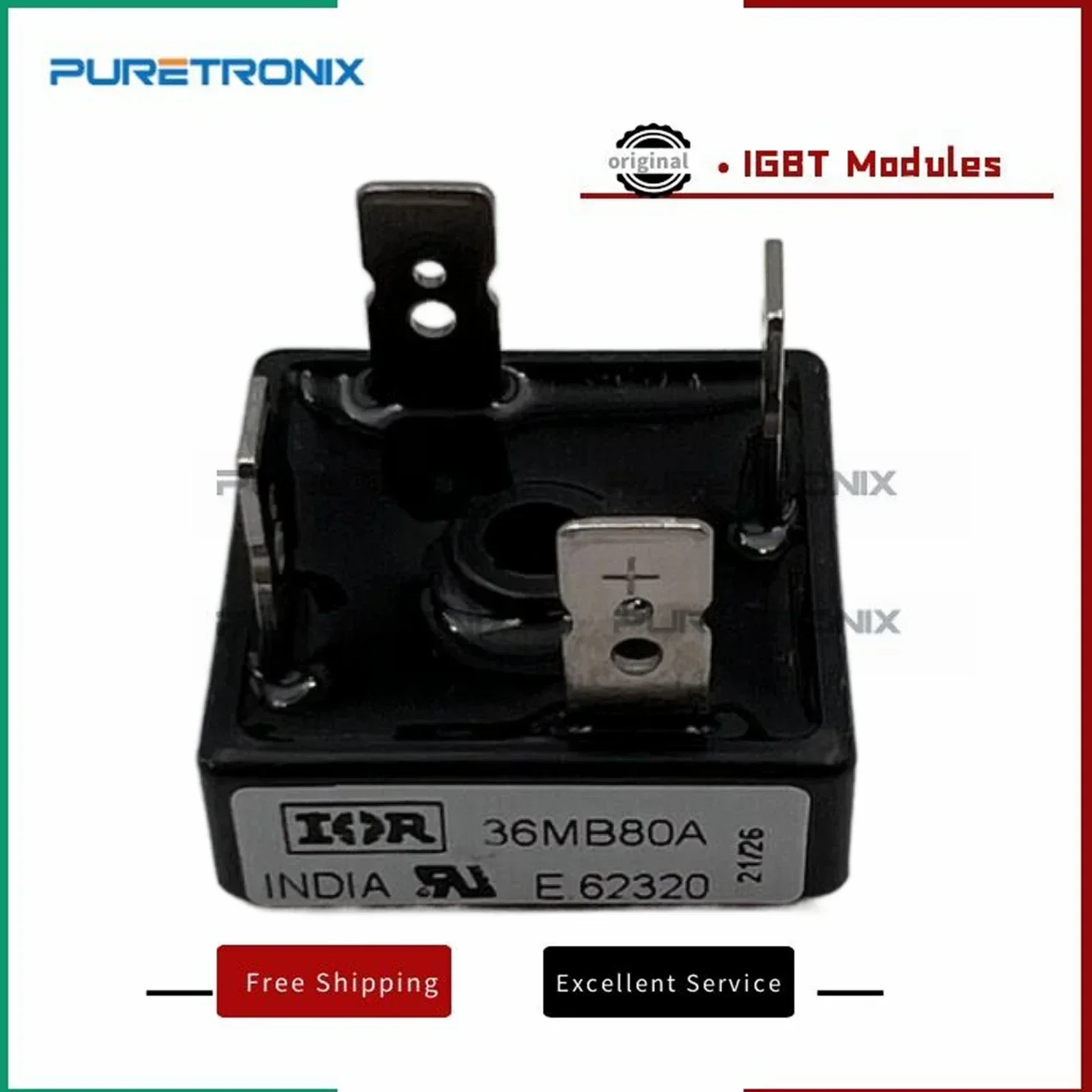 

1 шт. 36MB20A 36MB40A 36MB60A 36MB80A 36MB100A 36MB120A 36MB160A силовые модули с однофазным мостом