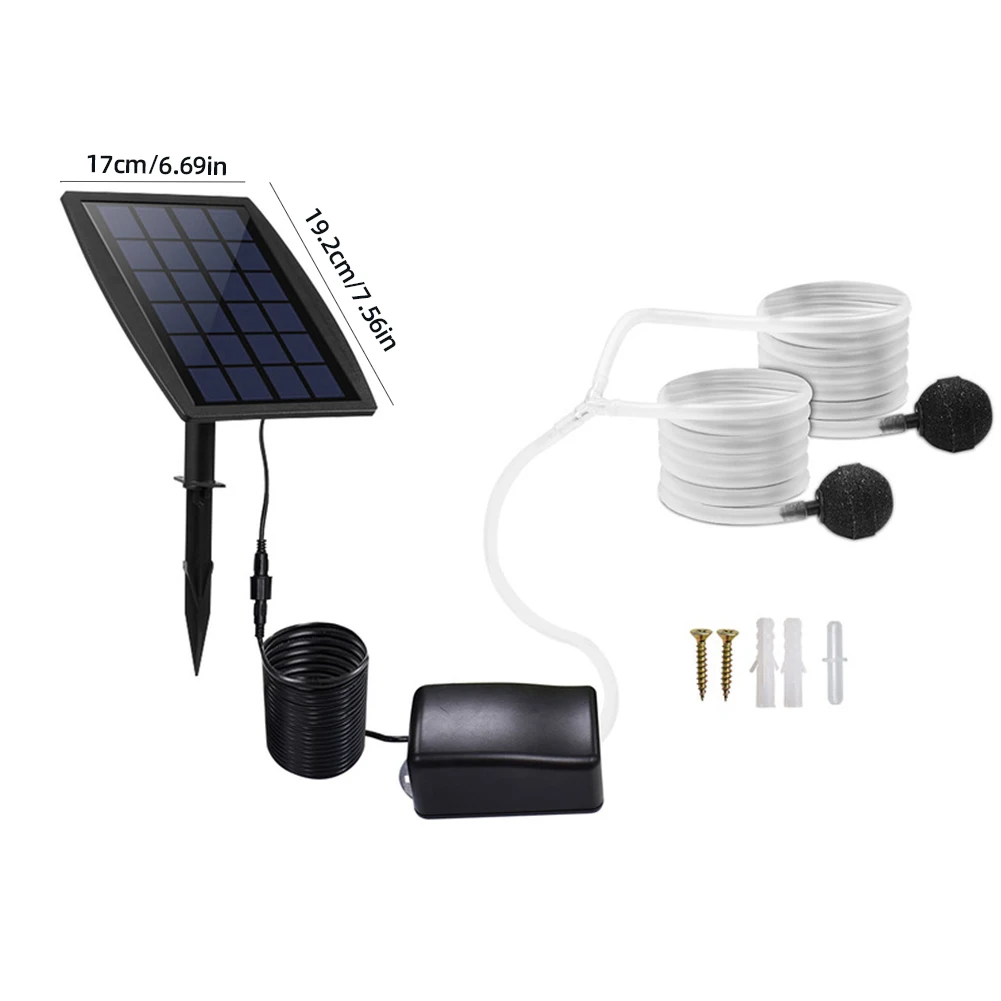 Солнечный кислородный насос Aquatic от VODOOL 3 7 л/1800 мАч Воздушный с литий-ионной