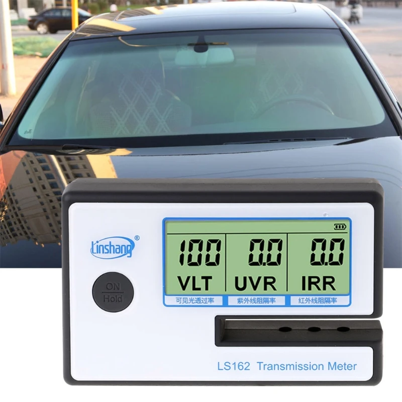 

Window Tint Meter LS162 Solar Film Window Film Transmission Meter UV Tester for Mesuring Film Filmed Glass Window KXRE