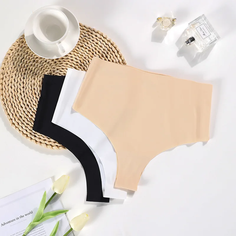 

Non-trace a chip girl underwear thin ice silk naked cotton crotch breathable lady briefs