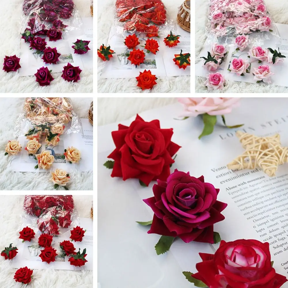 

Creative Festival Supplies Car Decorative Wedding Decoration For Home Silk Roses Artificial Flowers Bridal Accessories