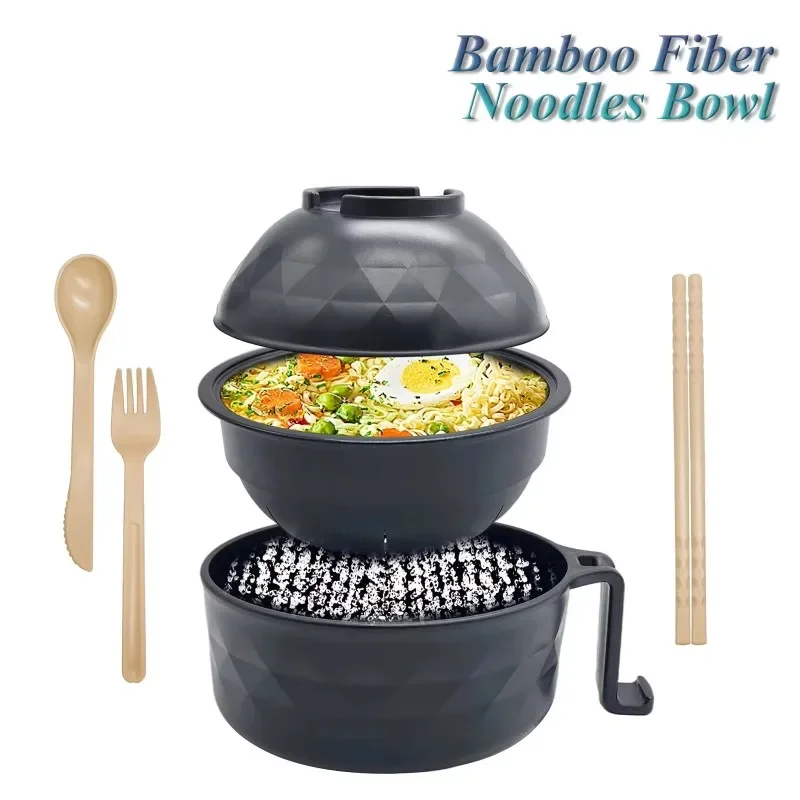 Миска для микроволновой печи Ramen 1 комплект миска лапши быстрого приготовления с