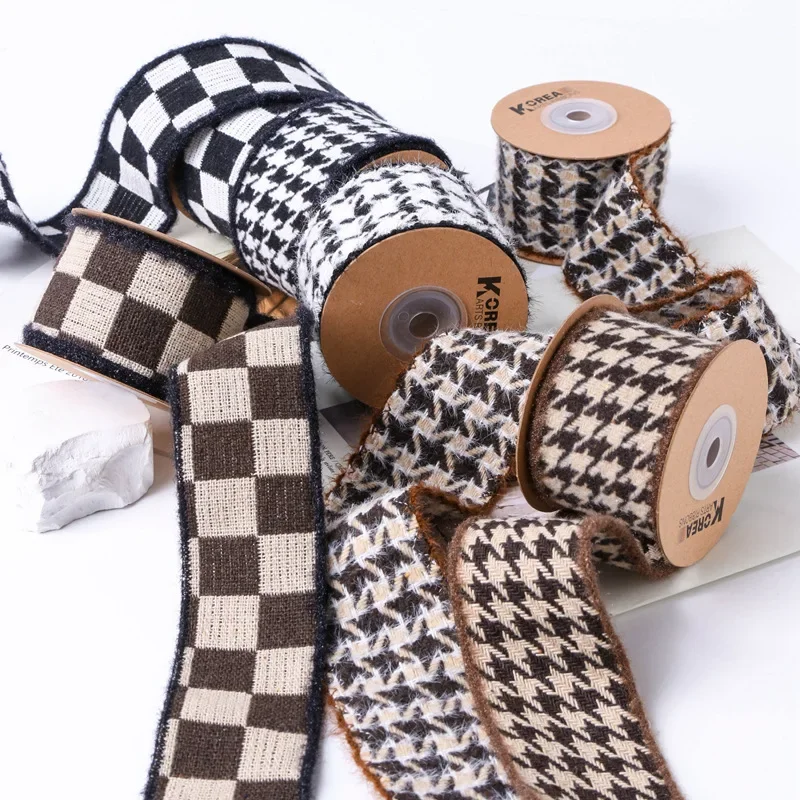 Классический британский стиль с узором гусиные лапки плюшевая окантовка ручная