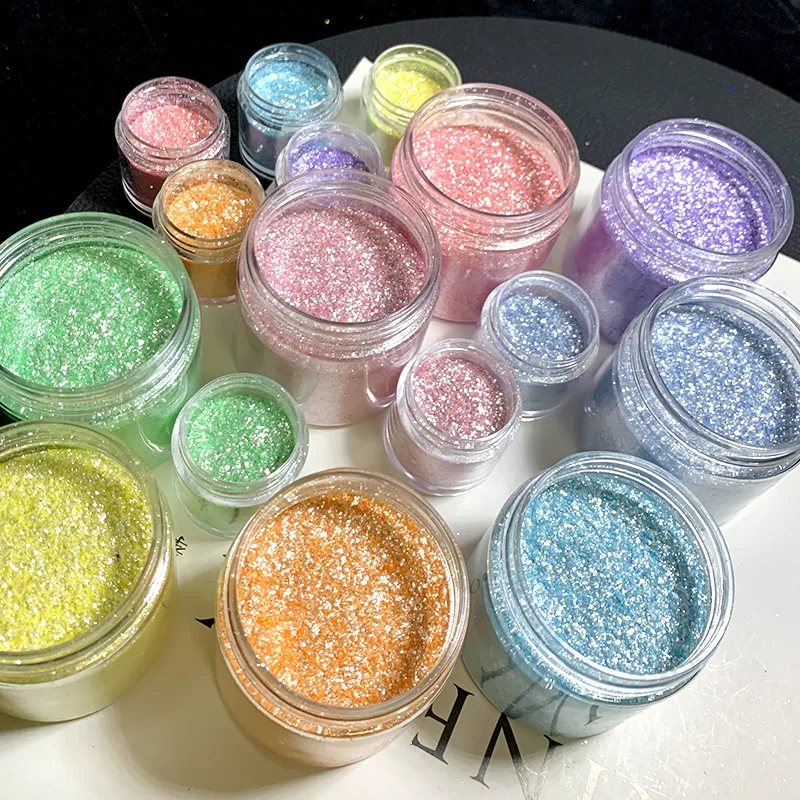 5 г блестящая голографическая пудра для ногтей с тонким сахаром красочные