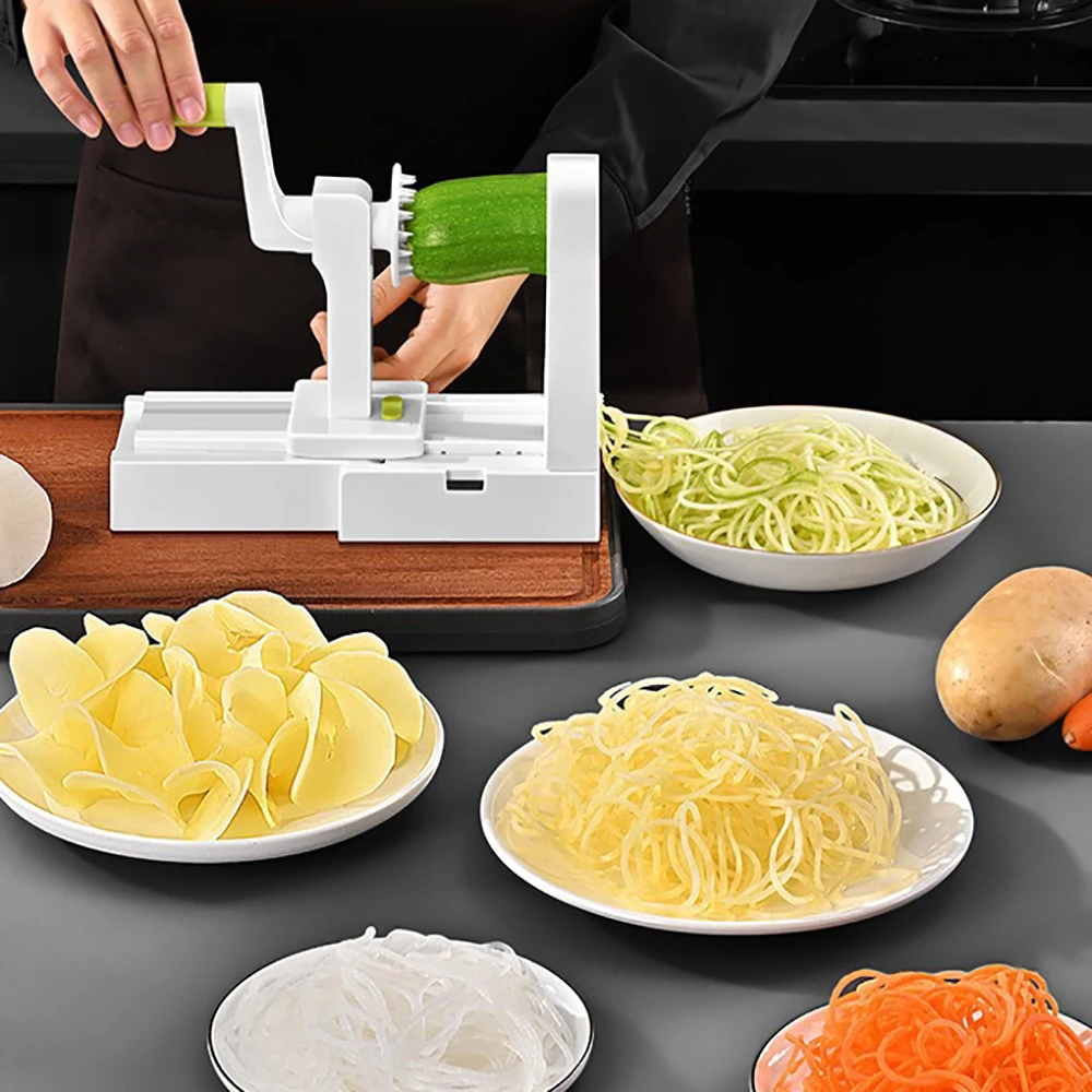 

Multifunctional Vegetable Cutter Slicing Kitchen Fruit Salad Potato Spiralizer Slicer Vegetable Slicer Tools Kitchen Accessories