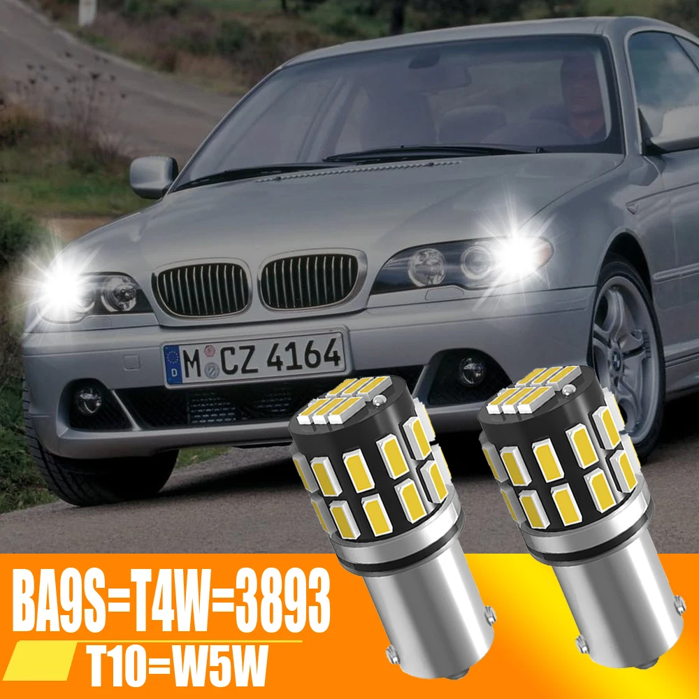 

2 шт., Автомобильные светодиодные лампы BA9S H5W T10 W5W 168 194 H6W T4W