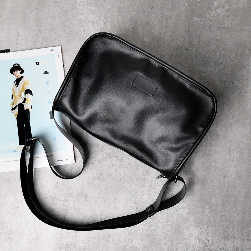 Сумка на плечо мужская в Корейском стиле модная сумочка-слинг ретро мешок