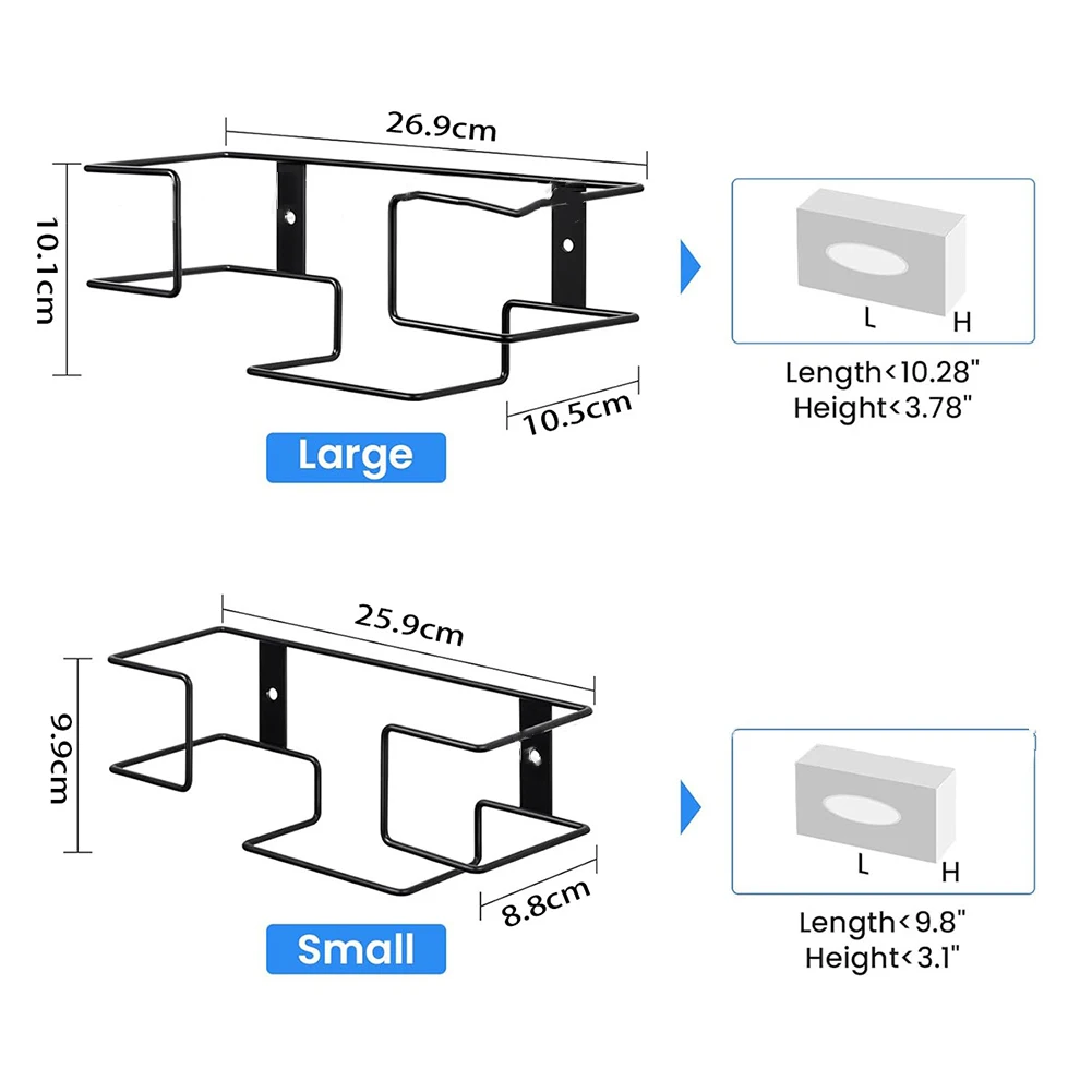 Держатель для туалетной бумаги металлический держатель перчаток настенный