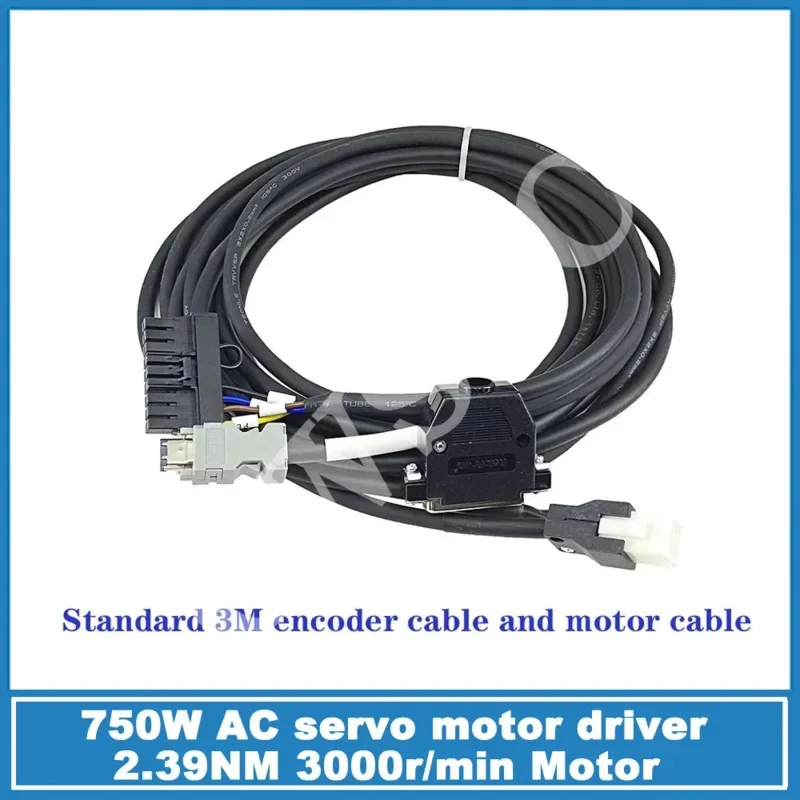 Серводрайвер AC 220В 750Вт с энкодером для ЧПУ станка