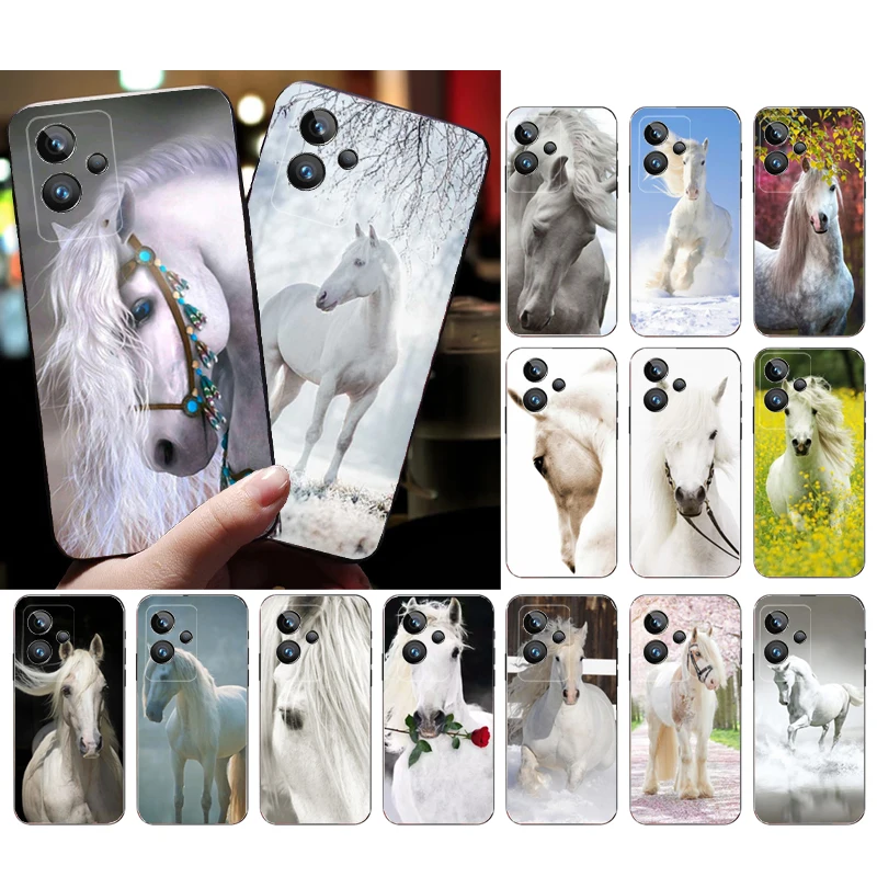 

Phone Case for Realme 10 Pro Plus 9 8 7 6 Pro Realme GT 2 Pro X2 Pro C21Y C11 RealmeX3 SuperZoom Horse Case