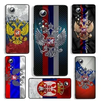russia russian flags emblem for huawei honor 60 se 50 30i 20 10i 10x 10 9x 9c 9a 8a x8 x7 lite pro black silicone phone case