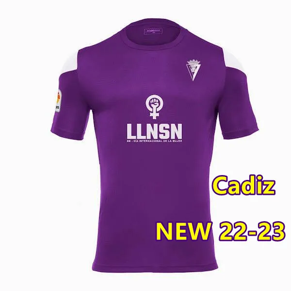 

New 21 22 Cadiz CF Soccer Jerseys Cadiz 2021 2022 Home LOZANO ALEX MÁGICO CAMISETA ASCENSO A.NEGREDO Football shirt