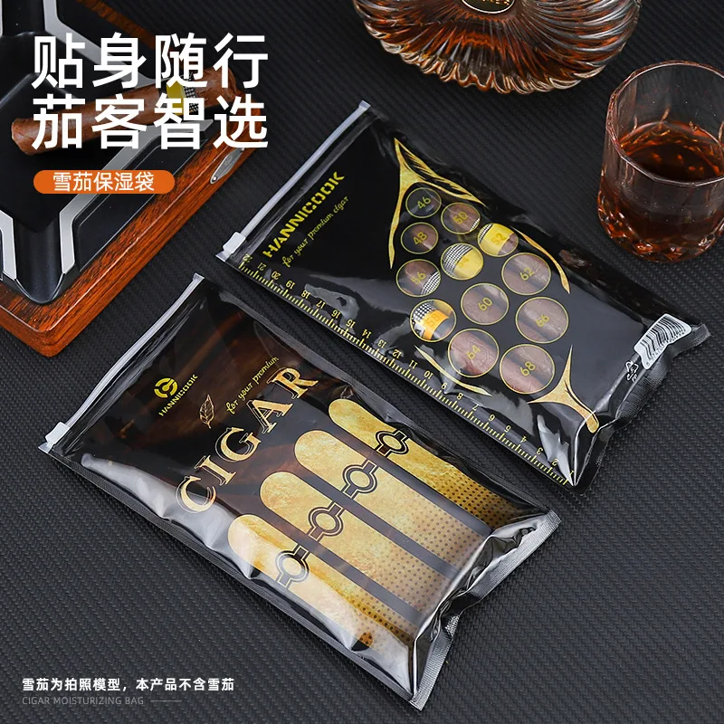 Bag Humidity Pack Cigar Portable Humidor Zip Bag