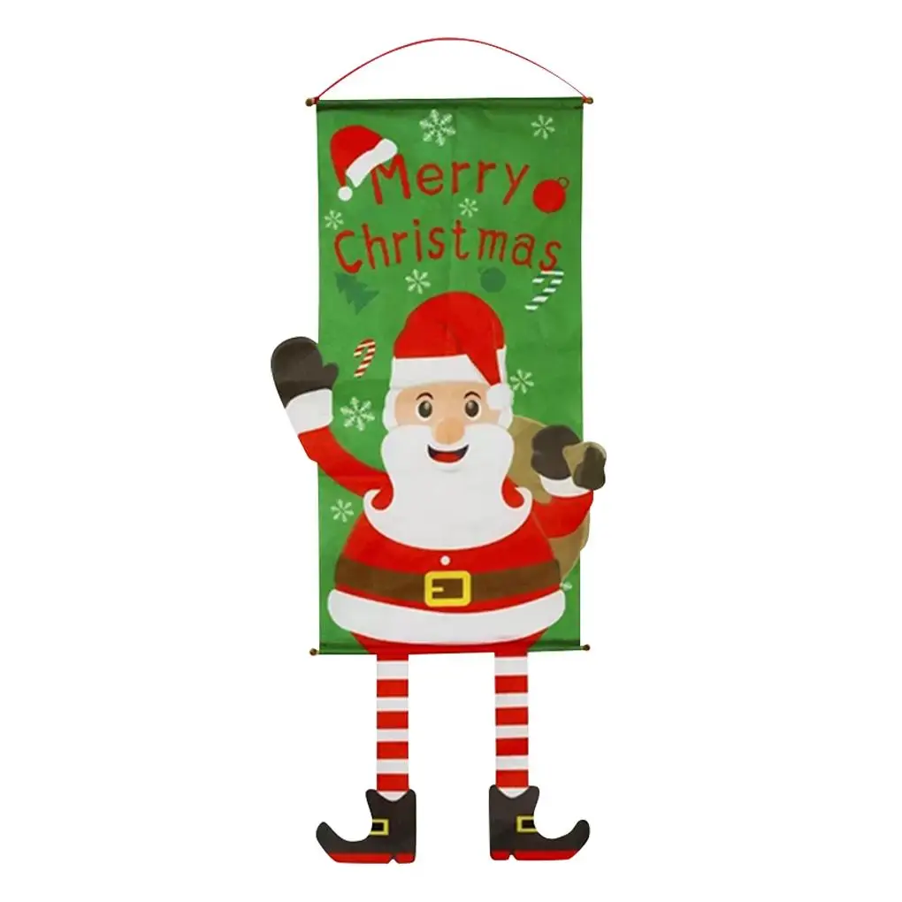 

Christmas Banner for Home Window Porch Sign Decorative Door Hanging Decor Merry Christmas Xmas Ornaments Navidad 2020 Natal 2021