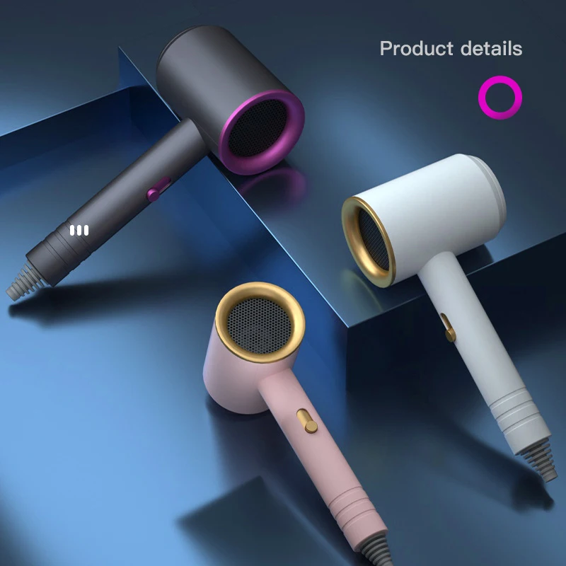 XIAOMI фен высокоскоростной синий свет отрицательные ионы низкий уровень шума