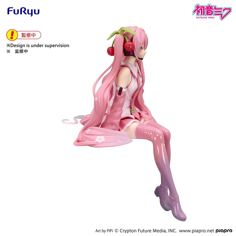 Фото В наличии: Фигурка FuRyu Noodle Stopper Hatsune Miku -Sakura Miku 2026- из ПВХ, 14 см, коллекционная модель аниме-персонажа №5