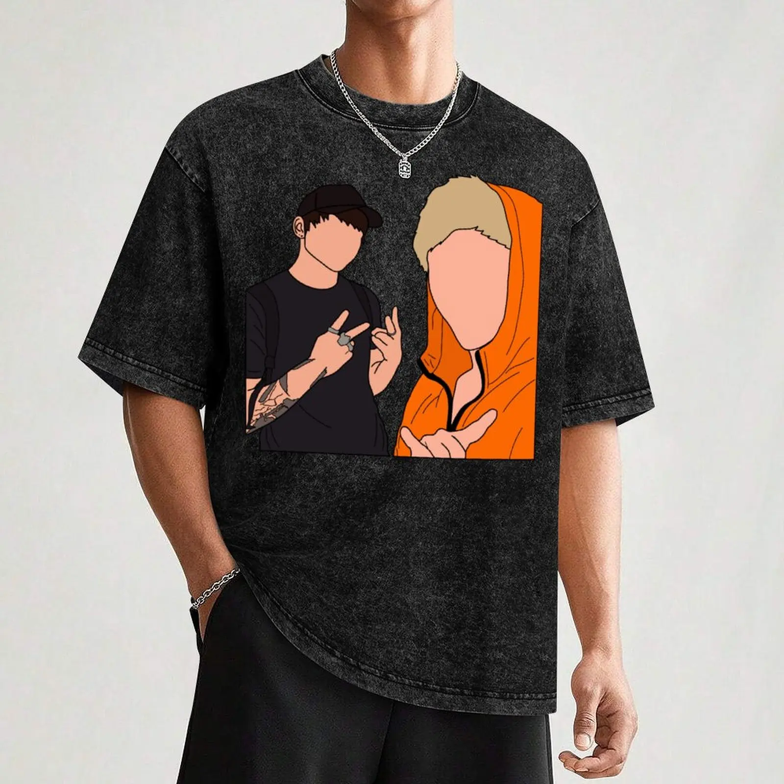 Футболка Sam _ amp Colby 2 мешковатые Рубашки Топы мужские футболки с графическим