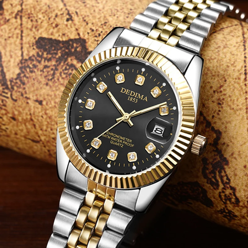 Men/Madam Watches Top Brand Luxury Quartz Watch Men Fashion Luminous Waterproof Wrist Watch Masonry watches Women's Watches