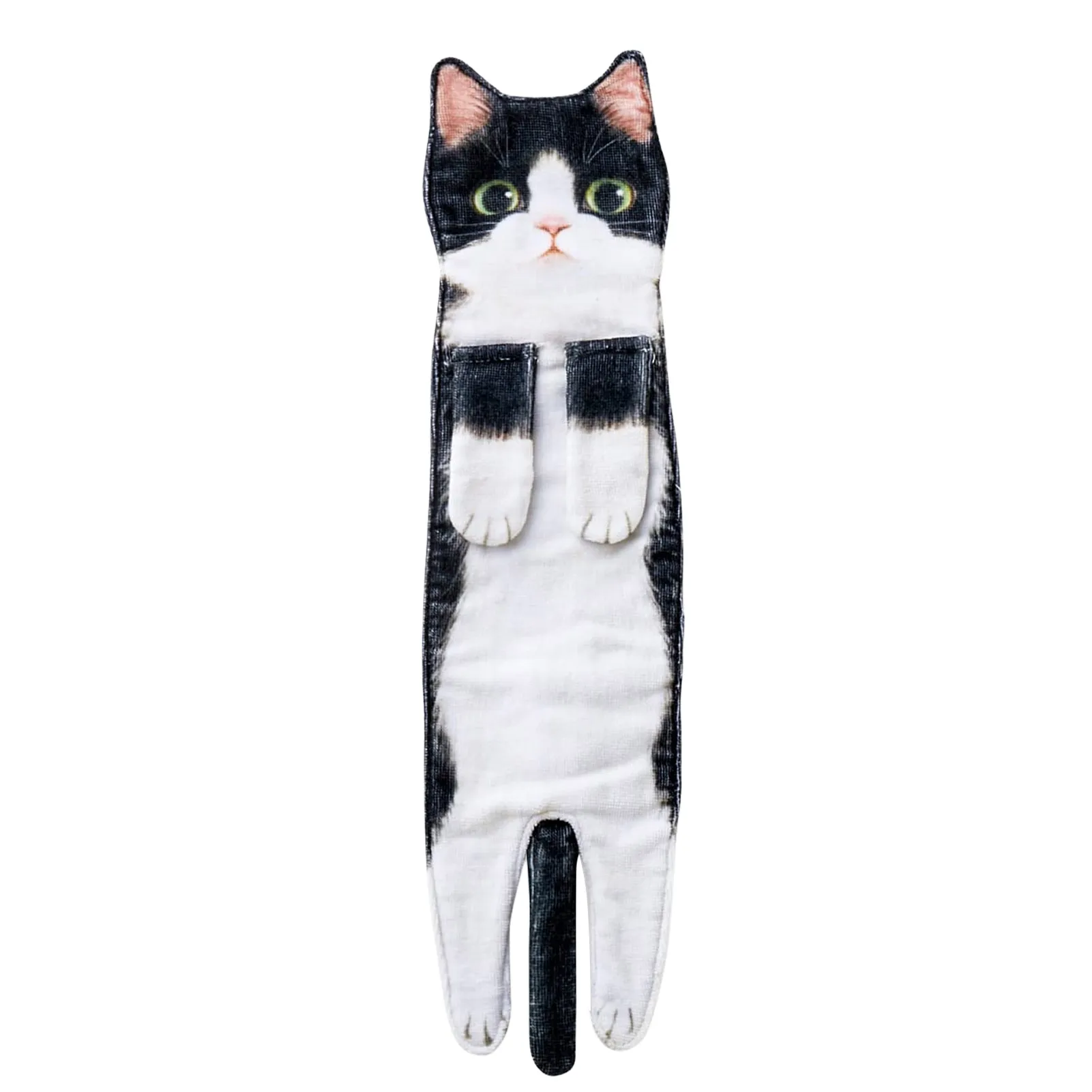 

Bathroom Cat Hand Towels Decorative Cat Shape Washcloths Face Towels For Housewarming Gifts Decorative Animal Washcloths Face