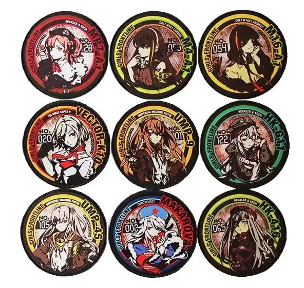 Тактический идентификационный значок на липучке для девушек Gun Girls ACGN с героями