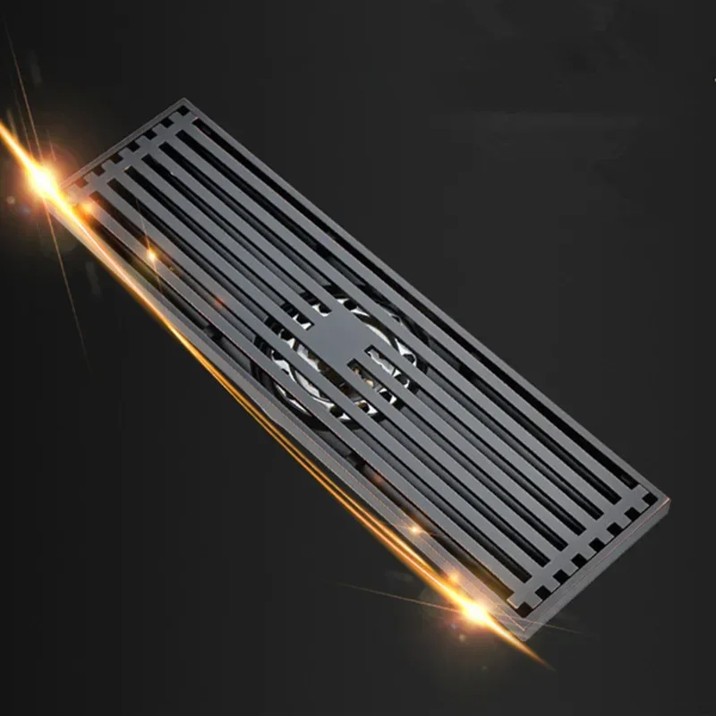 Слив для душа слив пола в ванной комнате квадратный с защитой от запаха 30*8