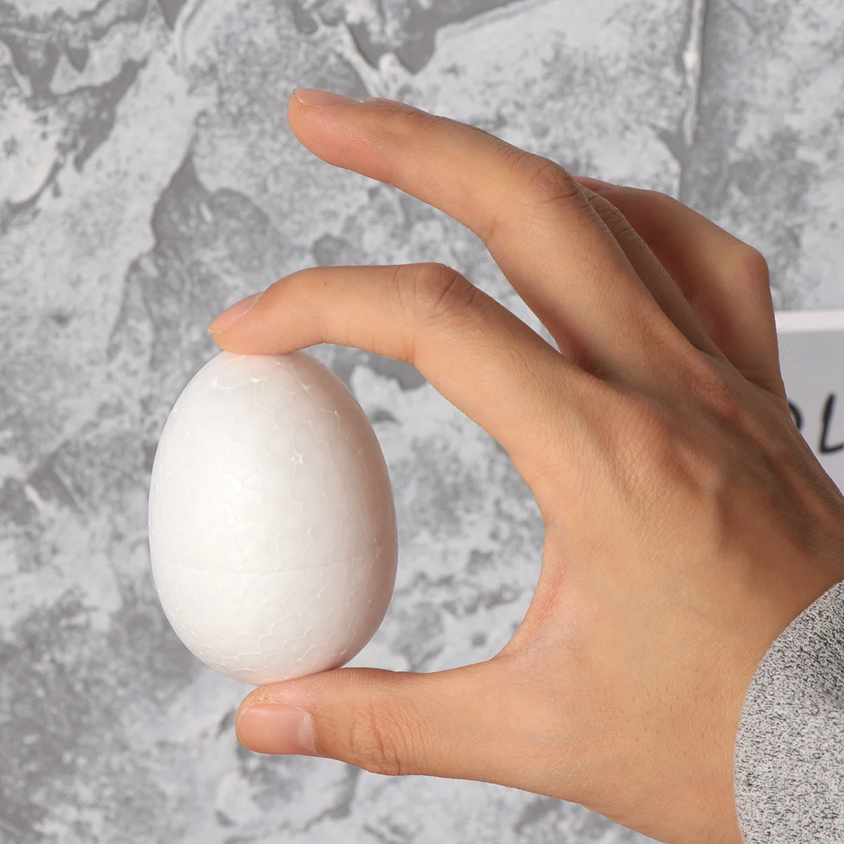 30pcs Painting Egg Teaching Children DIY Craft Practice Solid Model (7x52cm) ornament diy egg children