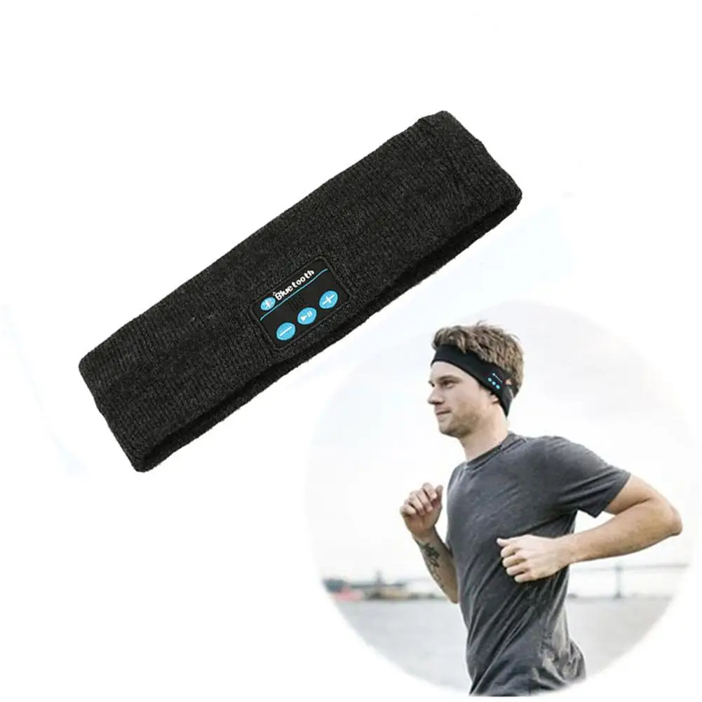 

Outdoor Sports Headband Soft Elastic Wireless Bluetooth-compatible Music Headband men Outdoor Sport Headwrap Fitness Sports safe