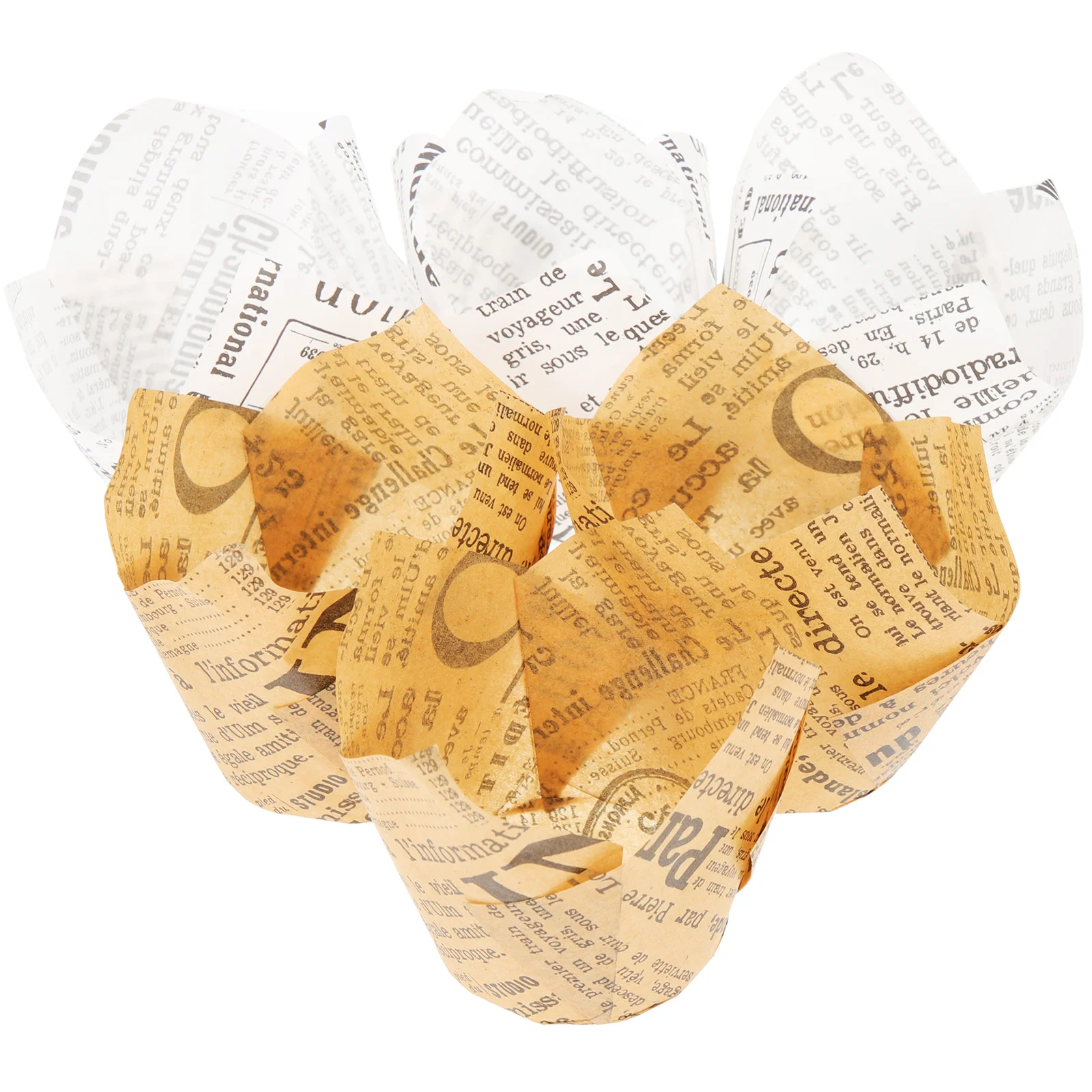 

Cupcake Cups Baking Liners Paper Muffin Tulip Wrappers Cake Liner Proof Holderswrapper Grease Trays Mini Cup Pan Bakery Rustic