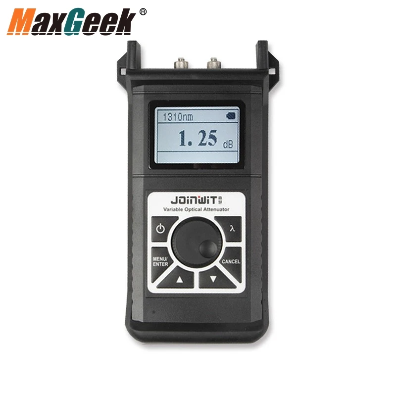 

Maxgeek JW3303 Переменный оптический аттенюатор оптоволоконный аттенюатор 2,5-60 дБ Цифровой дисплей для SM ММ волокна