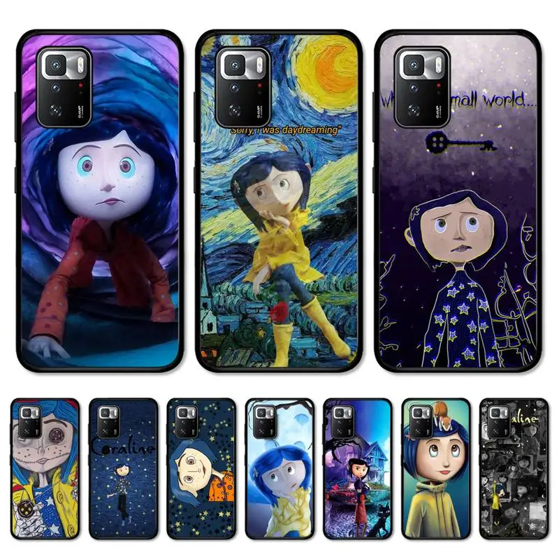 

Disney Coraline Phone Case for Redmi Note 8 7 9 4 6 pro max T X 5A 3 10 lite pro