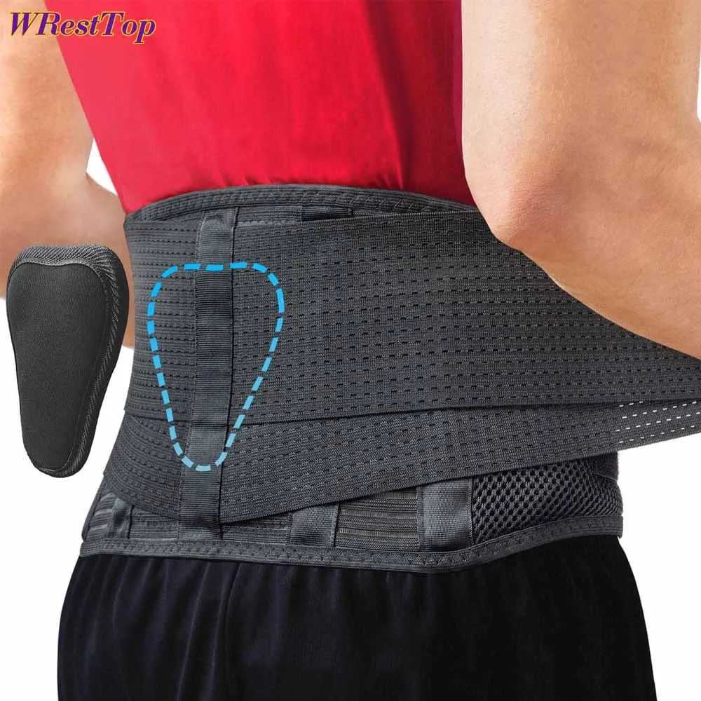 

Back Brace for Lower Back Pain, Back Support Belt Anti-skid Relief for Women & Men, Breathable Lower Back Brace with Lumbar Pad