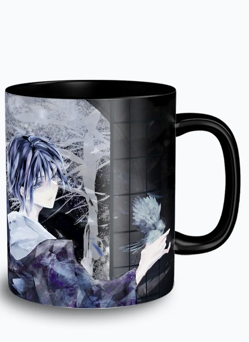 Кружка черная аниме корзинка фруктов (Тору Хонда Сигурэ Сома Юки Кё Сома) - 11093 |