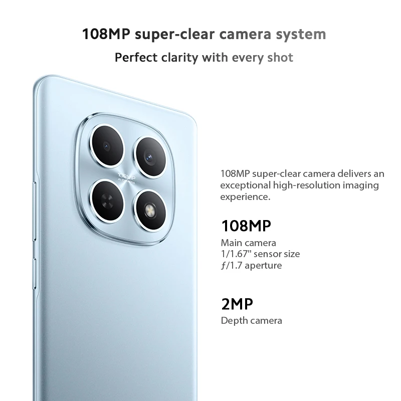 Фото Смартфон Xiaomi Redmi Note 15 Global Version с процессором MTK Helio G100-Ultra, 6.77-дюймовым AMOLED-дисплеем, камерой 108 МП и батареей 6000 мАч №4