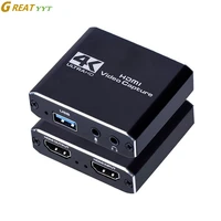 4k 60hz hdmi video capture card video recording live streaming usb 2 0 3 0 1080p grabber for ps game console dvd camera tv box